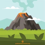 Вулкан лавы