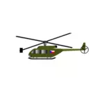 Helikopter sztuka wektor