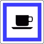 Символ перерыв и кофе