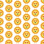 Lachende zon pictogramachtergrond