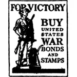 Forma de pôster nos Guerra Civil vetor clip-art