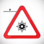 Warning for ice