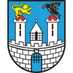Векторная иллюстрация герб города Ченстохова