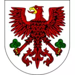 戈茹 Wilekopolski 徽章的矢量图像