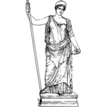 Gambar patung Hera