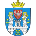 Vetor desenho do brasão de armas da cidade de Poznan