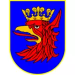 Vektor-Illustration des Wappens der Stadt Stettin