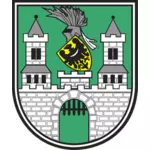 Vektor grafis dari lambang kota Zielona Gora