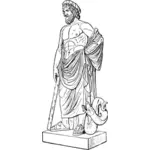 Imagem vetorial de Deus grego