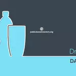 Trinken Sie Wasser-Hintergrund