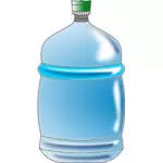 青い水のボトルのベクター画像