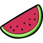 Vattenmelon slice kil vektorbild