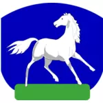 Векторное изображение герба лошадь
