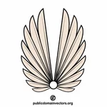 翅膀标识概念设计