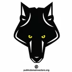Wolf Kopf Silhouette