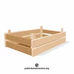 फल के लिए लकड़ी के बॉक्स