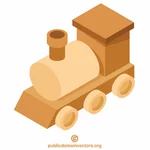 木製列車のおもちゃ