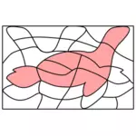 Selo vector imagem de silhueta
