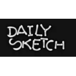Daily sketch sticker vector image