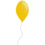 בתמונה וקטורית בלון צבע צהוב