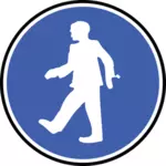 סימן כחול להולכי רגל
