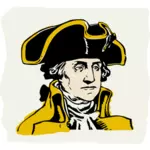 Ilustraţia vectorială de George Washington