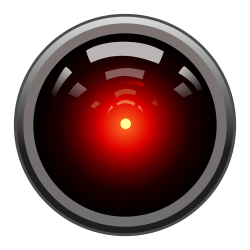 Color vector image of HAL9000