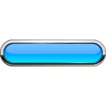 Thick grayscale border blue button vector image