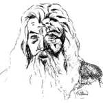 Desenho de Gandalf