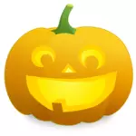 Toothless pumpkin vector image