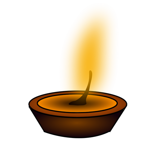 Candela luce vector ClipArt