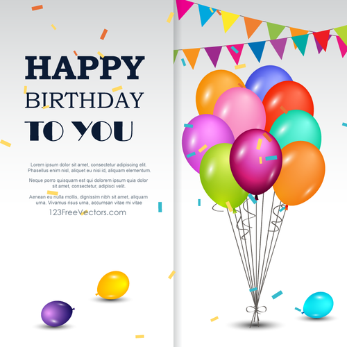 Happy Birthday Greeting Card