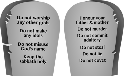 Ten Commandments image