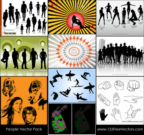 People Silhouettes Graphic Pack