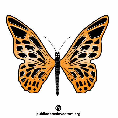 Image clipart papillon