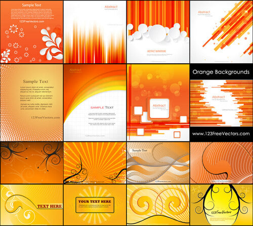 Orange Abstract Backgrounds