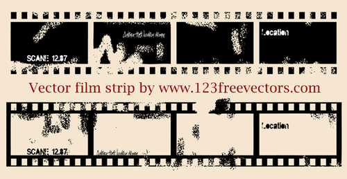 Filmstrip illustration