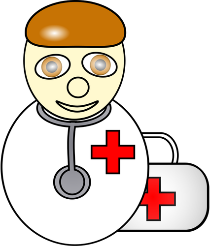 Doctor icono vector de la imagen