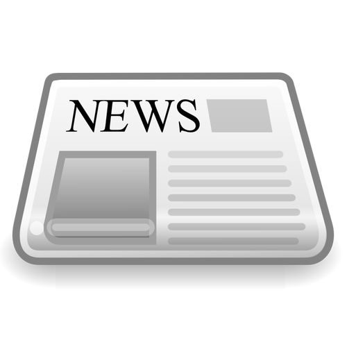 Internet news reader icône vector illustration