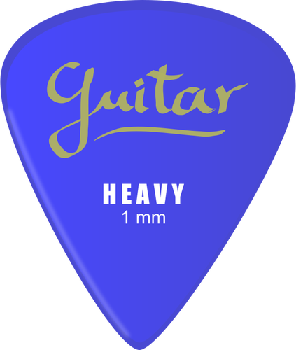 Gráficos del vector guitarra pick