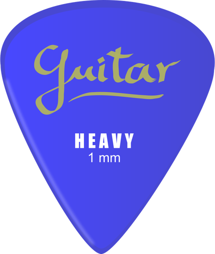 Guitar pick vector graphics