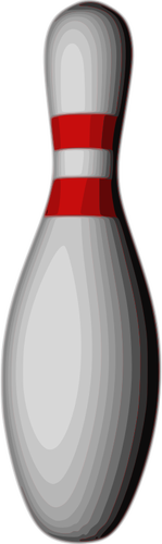 Bowling pin pictograma vector illustration