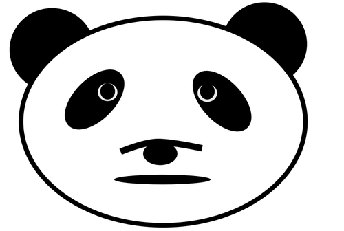  Panda s  kepala  gambar  Domain publik vektor