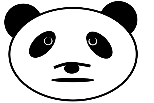  Panda s  kepala gambar  Domain publik vektor