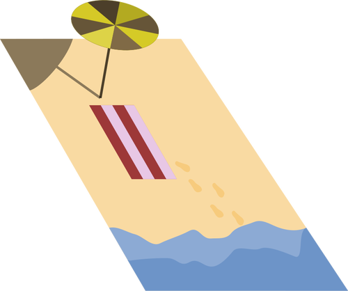 Beach vector graphics