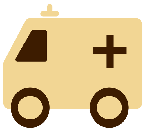 Ambulância vector clipart