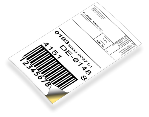 Barcode-Etiketten-Vektor