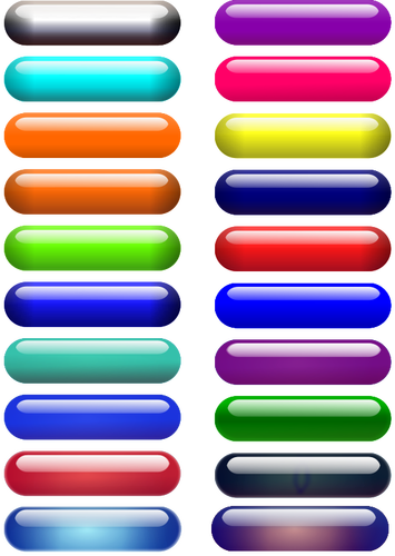 Glossy pills vector illustration