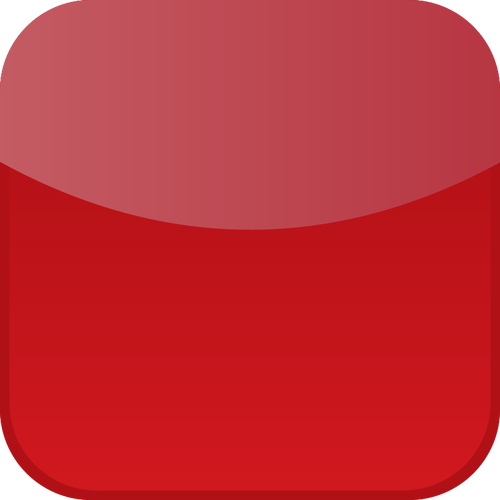 Červená ikona vektorové grafiky