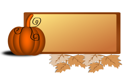 Fall border vector illustration